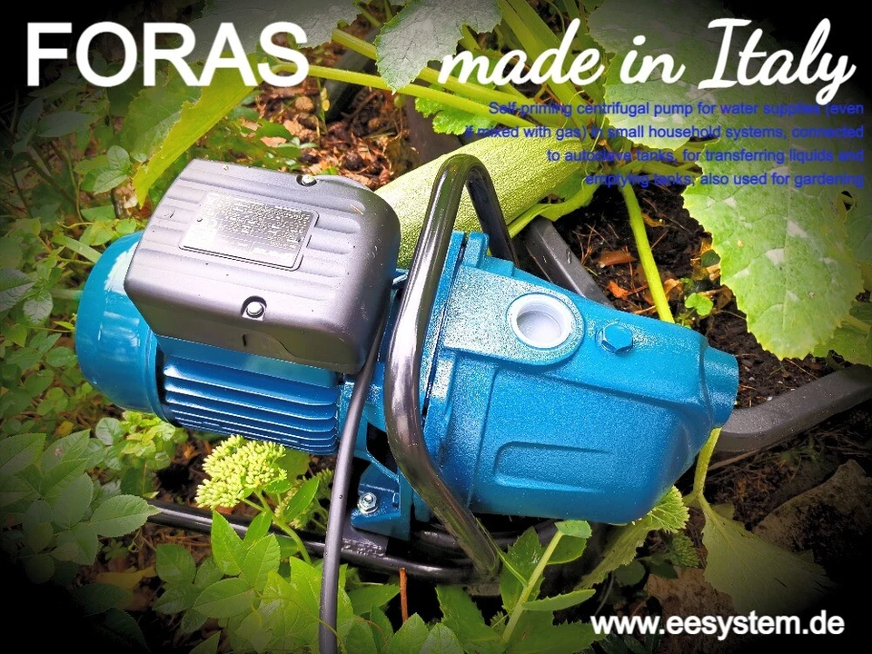 FORAS Pentax JA106N Selbstansaugende Kreiselpumpe, made in Italy 1kW 70L/min 51m - Bild 2 von 4