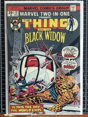 Marvel Two-in-One #10 VFN (8.0) MARVEL ( Vol 1 1975) Thing, Black Widow (C)