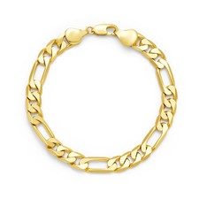 AHSIWC 14K Gold Bracelets for Women & Men- gold filled with thick electroplating