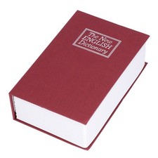 (Czerwony) Sejf na książki Forma do książki Sejf na książki Sejf na książki Mały z metalu do CU