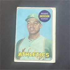 Topps 1969 Reggie Jackson #260 Rookie Oakland Athletics Baseball Card