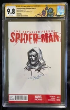 Clayton Crain ORIGINAL Sketch Art CGC 9.8 Dr. Doom