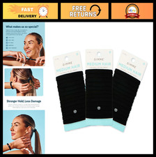 Medium Hold Hair Bands - Seamless Spandex Nylon Ties for All Hair Types - 36 P