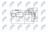 NTY Gelenksatz, Antriebswelle NPZ-FR-030 FüR Ford