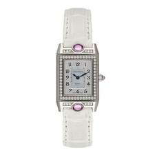 Jaeger-Lecoultre Reverso 267.3.86 Diamond MOP 18K White Gold Ladies Watch