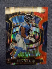 2025 Panini Select - Concourse Chimere Dike #27 Black & Red Shock Prizm (RC)