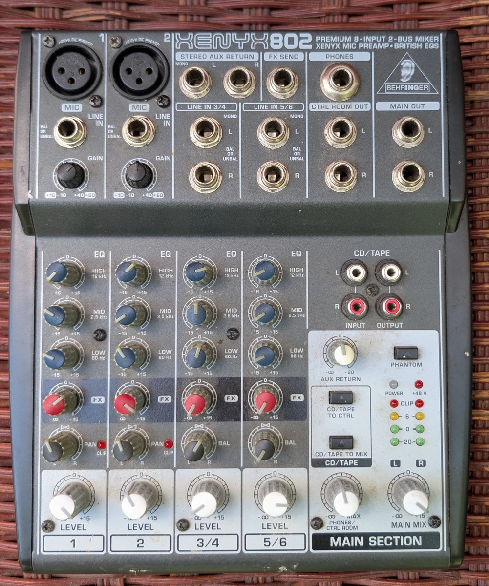 Behringer Xenyx 802 Mixer for sale - eBay