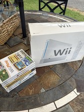 Nintendo Wii White Console Bundle Complete Set, Tested Working