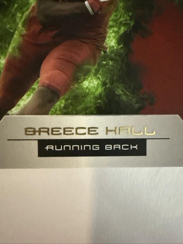 2022 Wild Card Matte Breece Hall RC Green Flames Nat’l Atlantic City 2/2 RHN-3 - Image 4 of 4