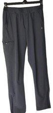 Barco One Wellness Scrub Pants Sz. SP Uniform Dark Slate Blue Women's Zip Ankle