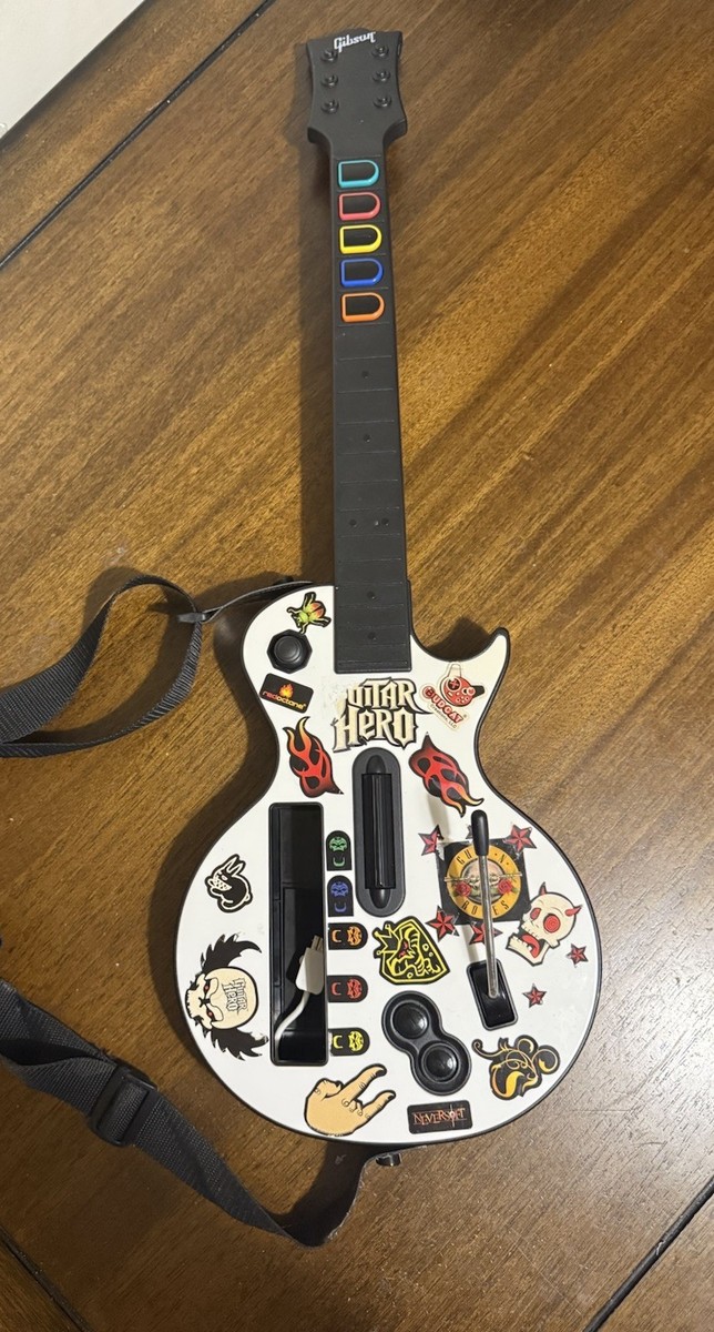Nintendo Wii Guitar Hero Gibson Les Paul Wireless Red Octane