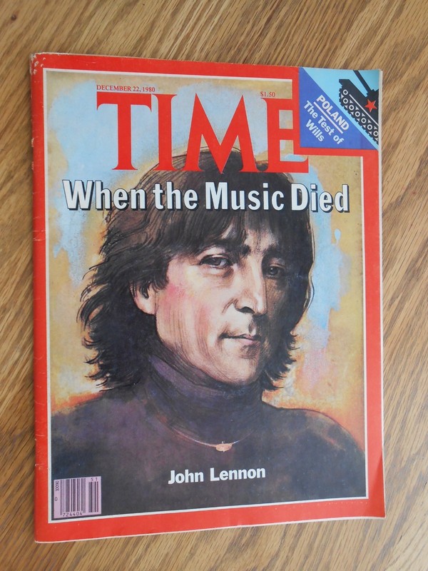 Time Magazine December 22, 1980 John Lennon: When the Music Died