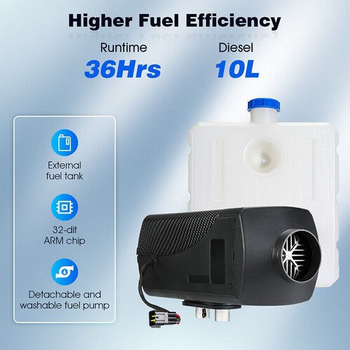 12/24V 5KW Diesel Air Heater Bluetooth APP +LCD Thermostat Caravan Motorhome RV - Picture 6 of 22