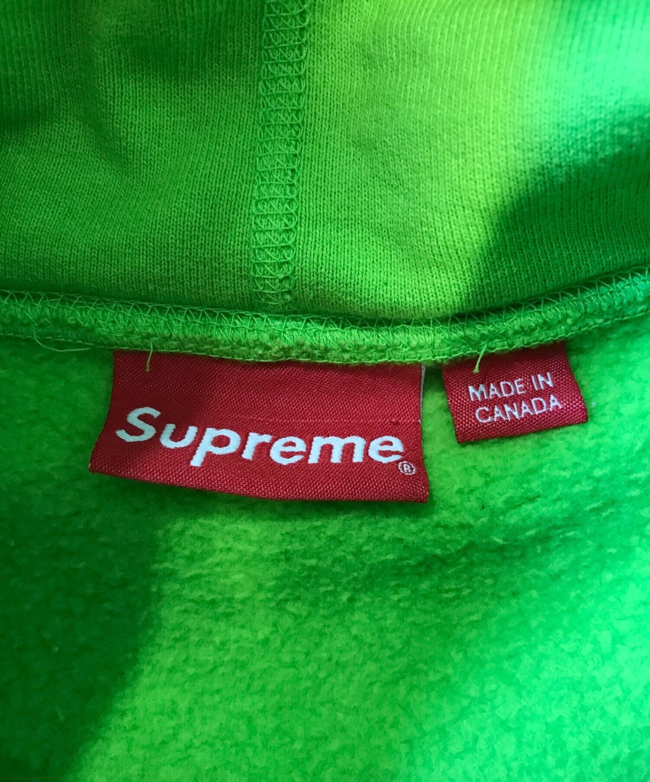 SUPREME × AKIRA Patches Hooded Sweatshirt Yellow-Green Men's Cotton Size M Used thumbnail 4