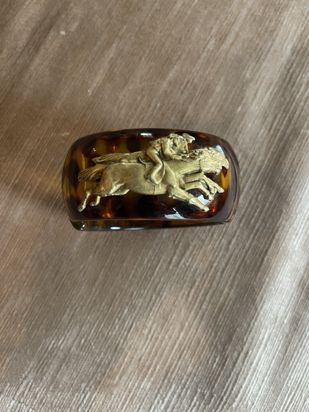 John Wind Tortoise Bangle Equestrian - image 1