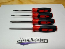 Snap-on Tools Usa New Red 4pc Soft Grip Mini Combo Screwdriver Set Sgdx40br Snap-on Tools Usa New Red 4pc Soft Grip Mini Combo Screwdriver Set Sgdx40br
