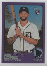 2022 Topps Heritage High Number Hot Box Chrome Purple Refractor Jack Lopez 1d0j