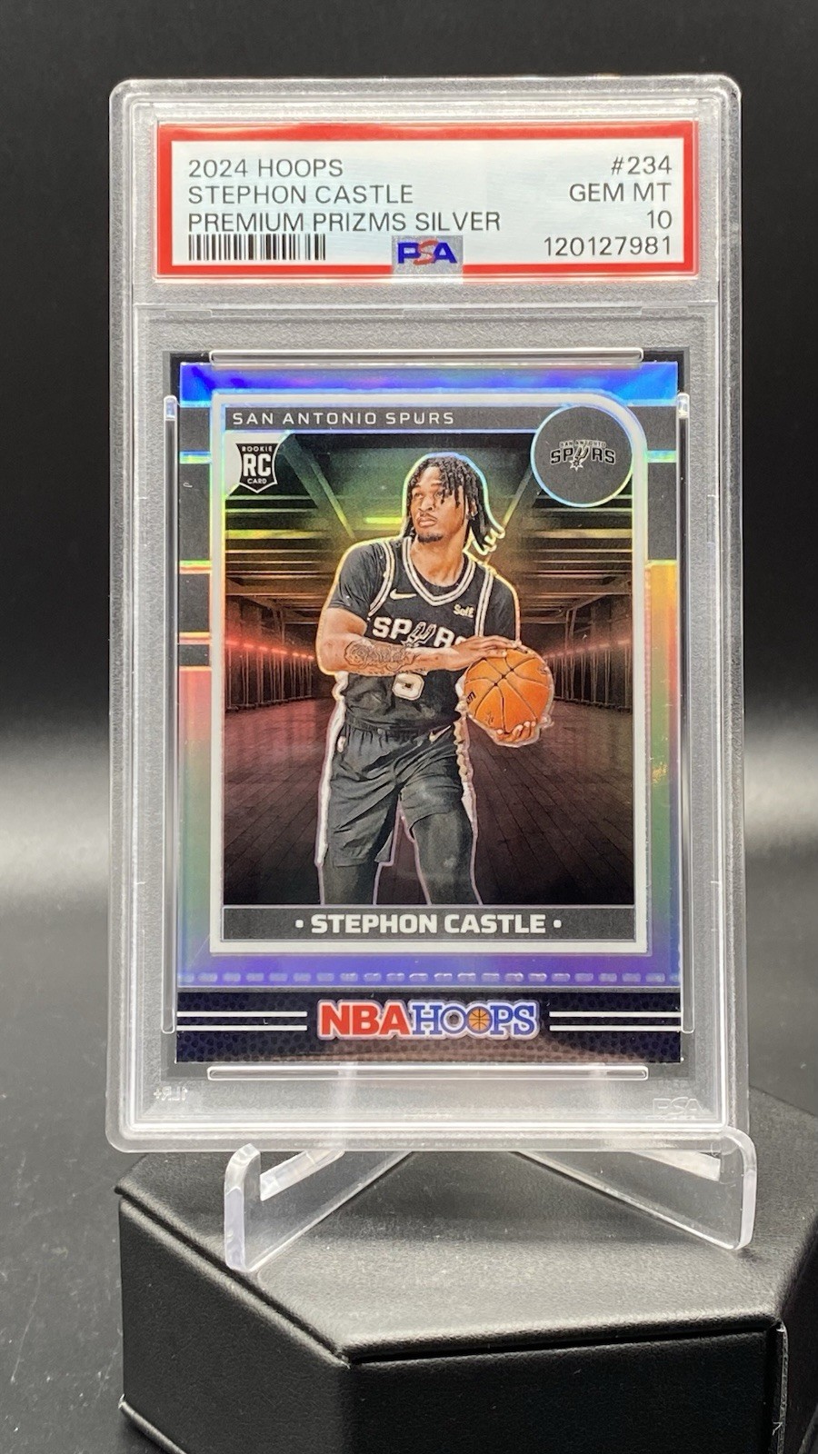 2024 Hoops Stephon Castle #234 Premium Prizms Silver - PSA 10