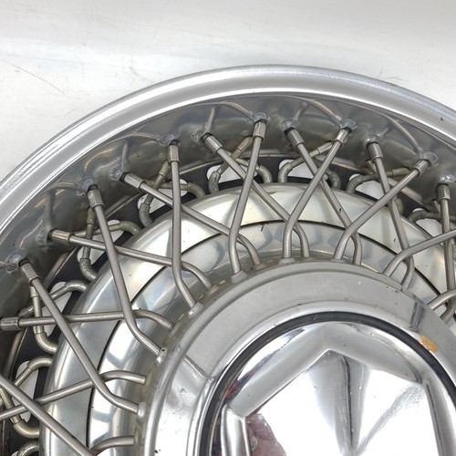 Chrysler Fifth Avenue 1985-89 OEM Wire Spoke Wheel Cover Hub Caps (Set of 2) - Bild 9 von 14