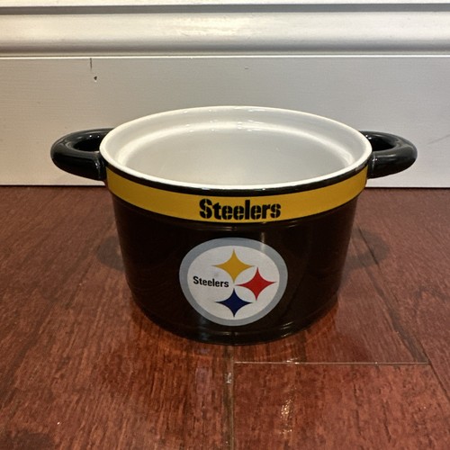 Pittsburgh Steelers NFL Tailgate Party Dip Ceramic Bowl 23oz Boelter Brands - Picture 3 of 6