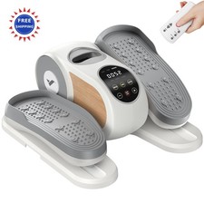 Under Desk Elliptical Machine Leg Exerciser 12 Speeds Portable Electric Seated