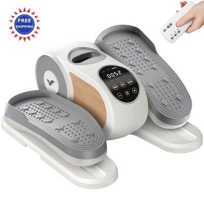 Under Desk Elliptical Machine Leg Exerciser 12 Speeds Portable Electric Seated