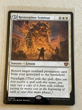 mtg Restoration Seminar, Secrets of Strixhaven, unplayed