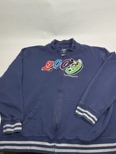 Vintage 2009 Walt Disney World Mickey Mouse Embroidered zip up navy sweatshirt