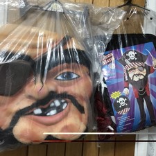Brandneu in Verpackung Erwachsene Pirat Jumbo Gesicht bis Brust 42’ UVP £ 55,50 Kostüm