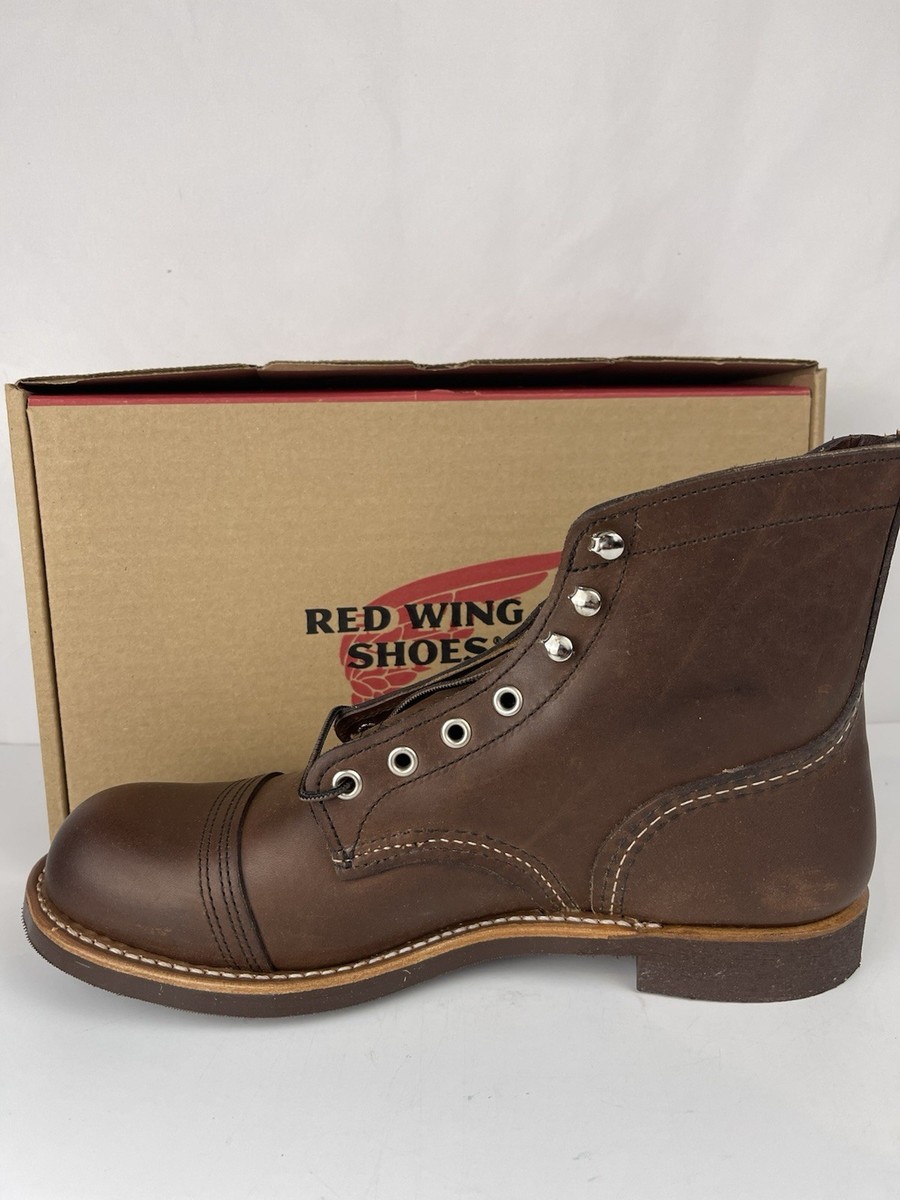 Red Wing 8111 Iron Ranger 6-in Men's Boot in Amber Harness Leather