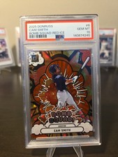 Cam Smith 2025 Donruss Bomb Squad Rookie Red Ice /149 PSA 10 Gem Mint Pop 2