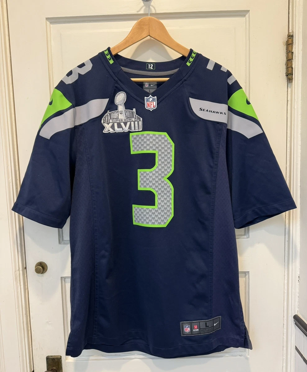 値下げ 新品未使用 L NFL ブロンコス ラッセル ウィルソン ユニフォーム Las mejores ofertas en Russell Wilson camisetas de la NFL Super
