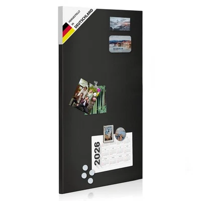 Metall Magnettafel schwarz Memoboard Pinnwand magnetisch Magnetboard Magnetwand - Bild 1 von 4