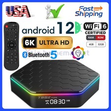 2026 T95Z Plus Smart Android 12 TV Box 4 32GB Quad Core 6K 4K HD Stream Player
