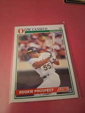 Ozzie Canseco *1991 Score #346  *ROOKIE CARD *RC *Oakland A's *NM+ ****(4/4)****. rookie card picture