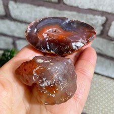 97g Raw Carnelian Stone Rough Red Agate Gemstone Mineral Specimen