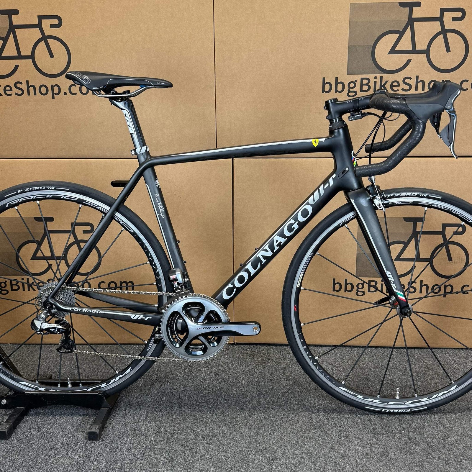 Used Colnago V1-R Ferrari Edition, Dura-Ace, Carbon Road Bike-2015, 52s (56cm))