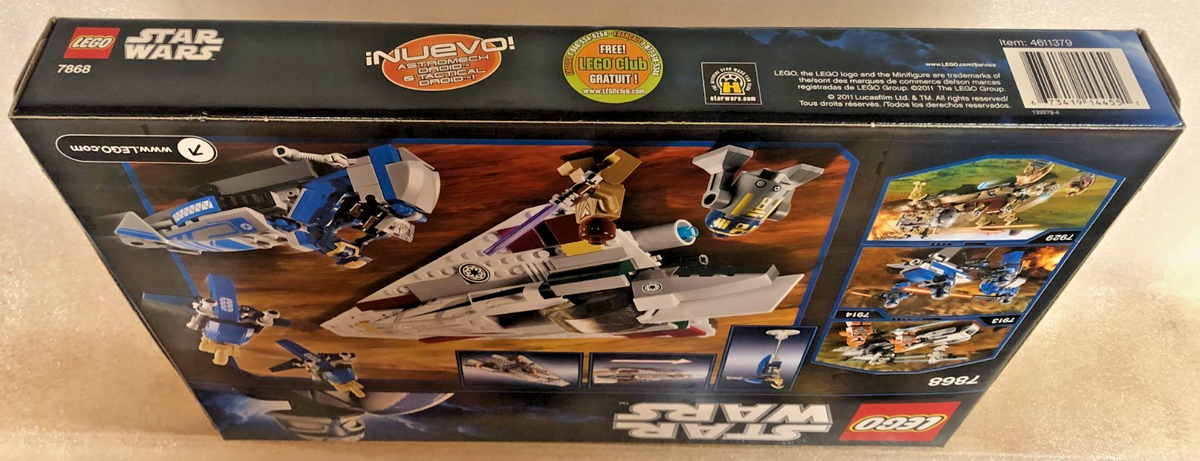 7868 MACE WINDU'S JEDI STARFIGHTER star wars lego set factory
