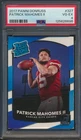 2017 PANINI DONRUSS FOOTBALL #327 PATRICK MAHOMES RC PSA 4 VG-EX ROOKIE