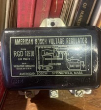 American Bosch Rgd 12e 10 Voltage Regulator 1950s For Ford With Box