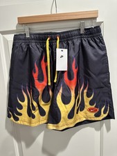 Nike DV9628-010 Woven Flow Americana Men Shorts Flames - Small