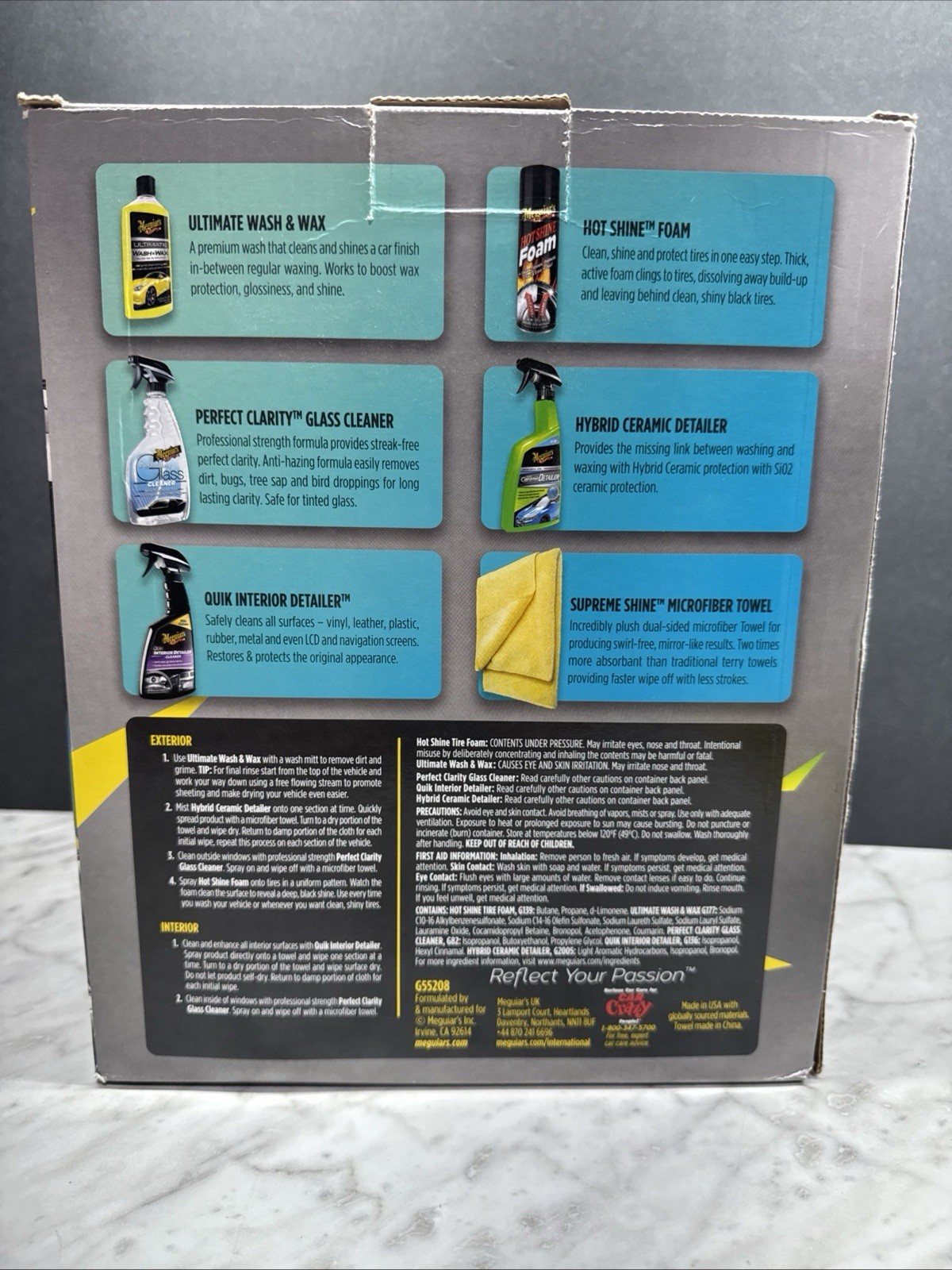 ✅ Meguiar's Complete Car Care Kit, G55208 | 6 Piece Kit | FREE SHIPPING