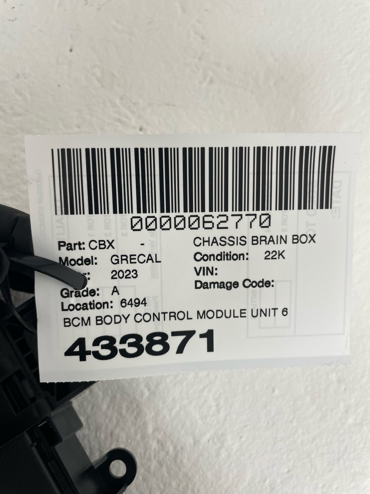 2023-2026 MASERATI GRECALE GT M182 OEM BCM BODY CONTROL MODULE UNIT 670294020