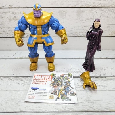 Diamond Select Marvel Select Thanos With Lady Death 2016 7'' Action Figure Loose