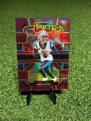 Bryce Young 2023 Panini Select #14 #/149 Maroon Prizms Rookie