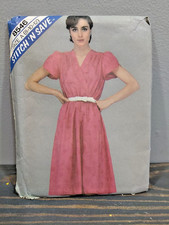 Stitch 'n Save 8546 Miss Dress Size 8-10-12 Sewing Pattern Uncut