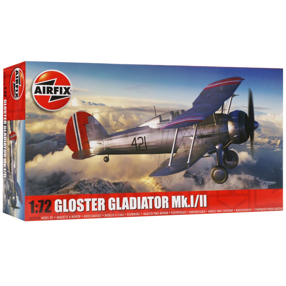 Airfix 1/72 Gloster Gladiator MkI MkII Model Kit A02052B