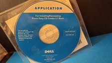 DELL ROXIO EASY CD CREATOR 5.1 BASIC Disk PC COMPUTER SOFTWARE 2001 Excellent 