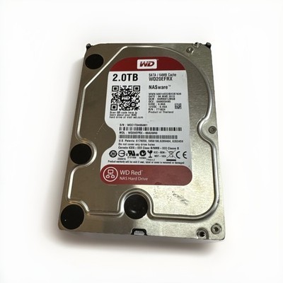 2TB HDD Western Digital WD Red Internal Desktop Hard Drive SATA III 3.5 WD20EFRX
