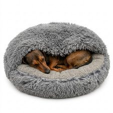 Beruhigendes Katzenbett  Kleines Hundebett Katzenhöhlen Sofabett 80cm